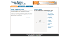 Desktop Screenshot of carpet-cleaners-directory.co.uk
